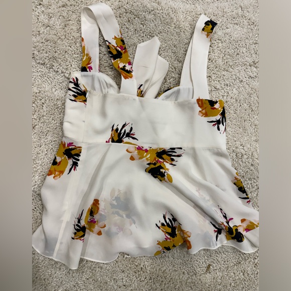 White with pattern A.L.C top - Picture 3 of 3